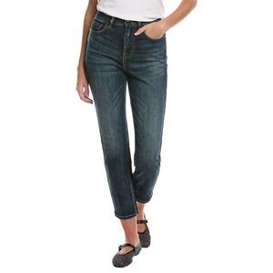 Rebecca Minkoff Womens Ozzy Stud Skyline Wash Straight Jean, Blue